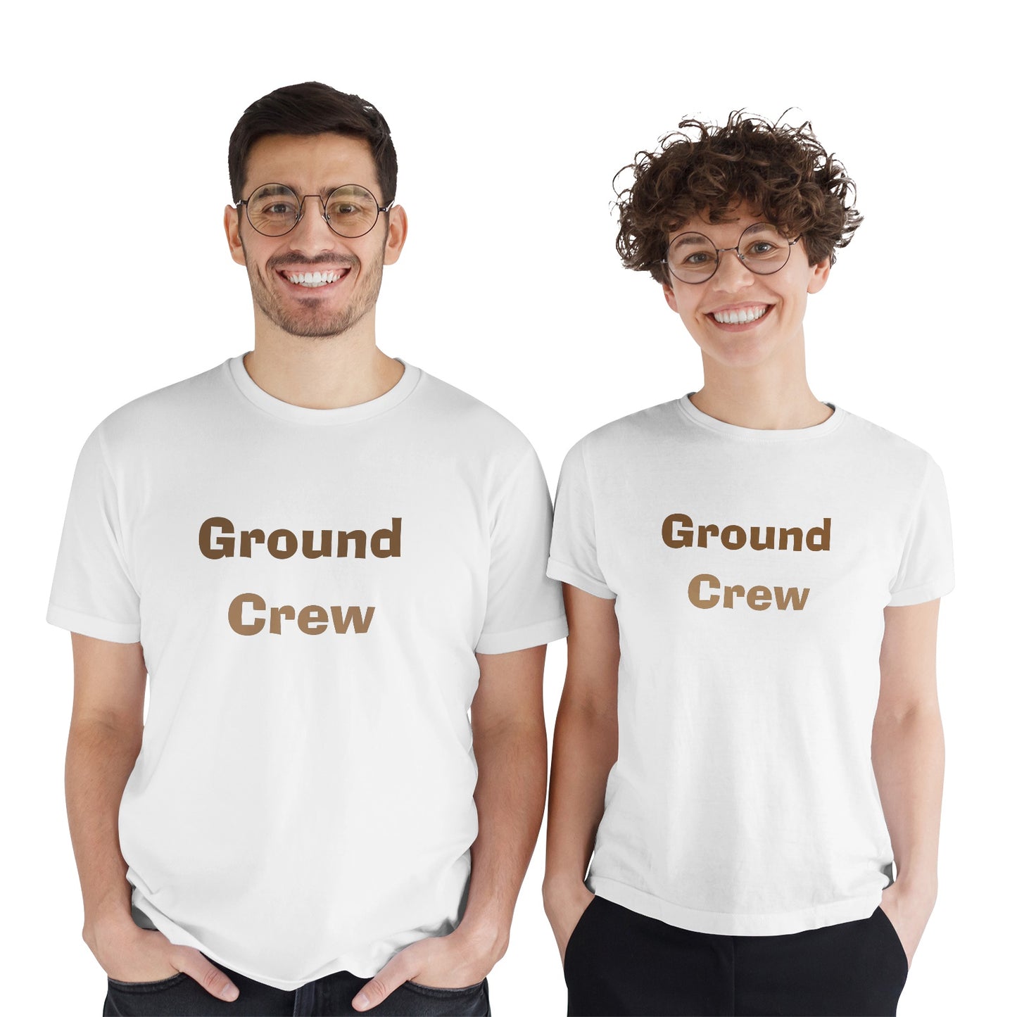 Couple's Pima Cotton "Ground Crew" Tshirt