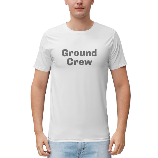 Men's "Ground Crew"  Heathered Performance Shirt